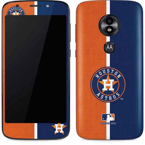 MLB Houston Astros Split Moto E5 Play Skin